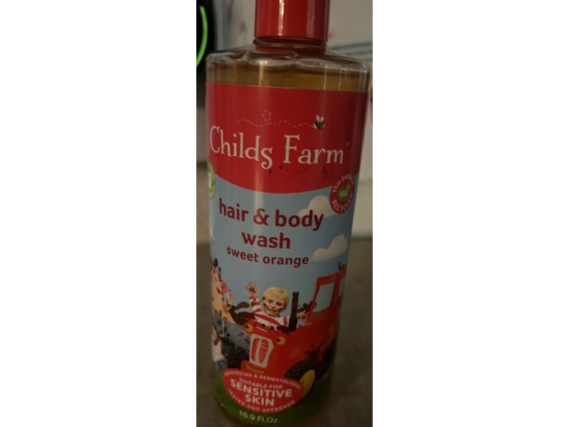 Childs Farm Kids Hair & Body Wash, Sweet Orange, 16.9 fl oz
