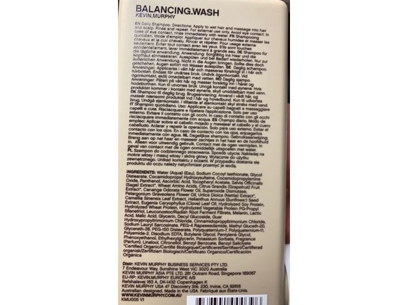Kevin.Murphy Balancing.Wash, 8.4 fl oz/250 mL