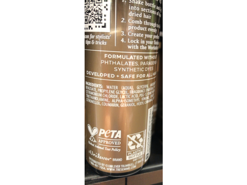 TRESemme All-In-One Style Primer Spray, Golden Vanilla & Sandalwood, 5.07 fl oz/149.9 mL