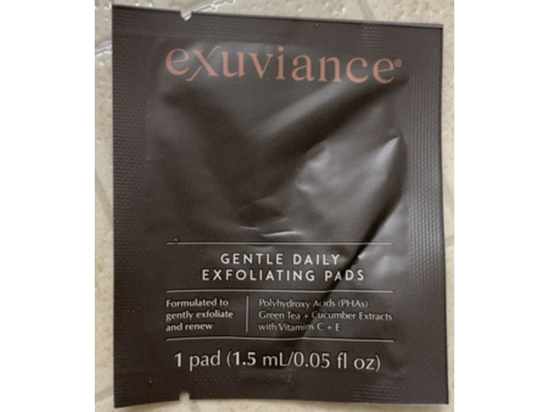 Exuviance Gentle Daily Exfoliating Face Pads, 0.05 fl oz/1.5 mL