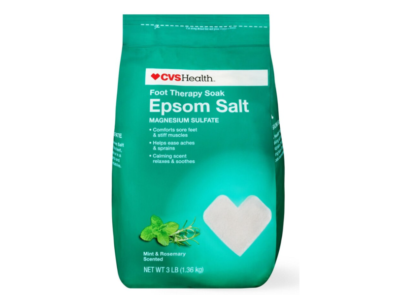 CVS Health Epsom Salt Foot Therapy Soak, Mint & Rosemary, 1.36 kg