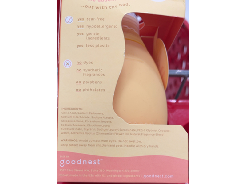Goodnest Baby Wash + Shampoo + Soak, 0.35 oz/10 g
