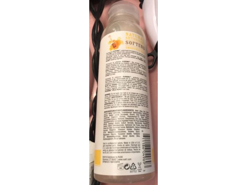 Rusk Puremix Repairing Shampoo, Wild Honey, Dry Hair, 12 fl oz/355 mL