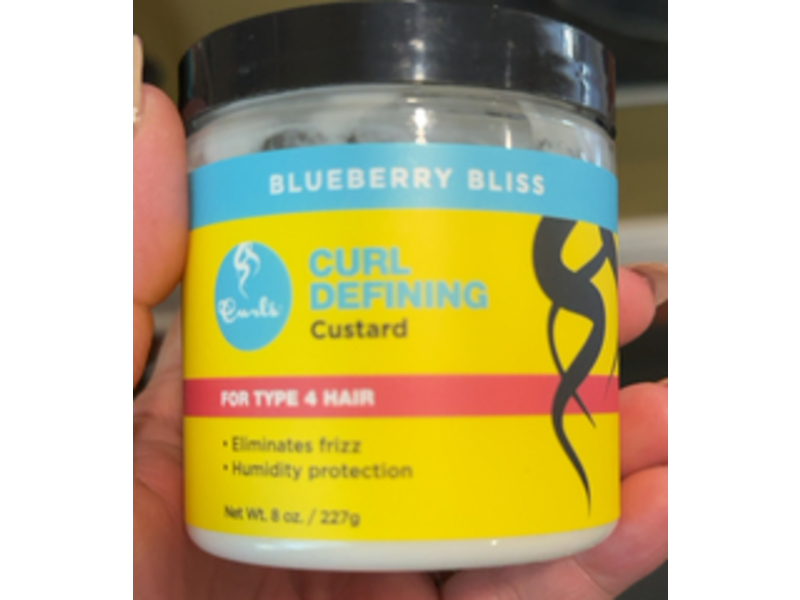Curls Curl Defining Custard, Blueberry Bliss, 8 oz/227 g