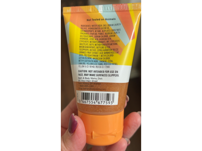 Bath & Body Works Smoothie Scrub, Sun - Washed Citrus, 2 oz/56 g