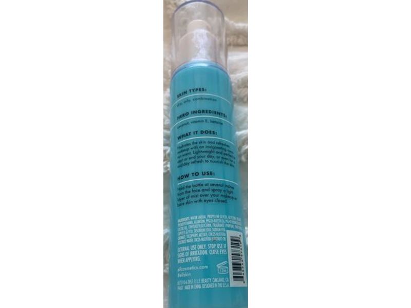 E.I.F. Cosmetics Holy Hydration Coconut Mist, Coconut + Vitamin E, 2.7 fl oz/80 mL