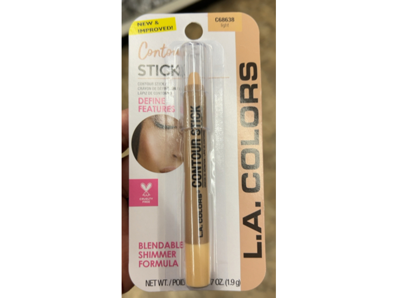L.A. Colors Contour Stick, Light, 0.07 oz/1.9g