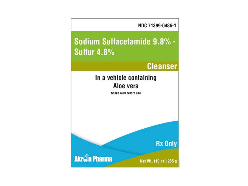 Akron Pharma Cleanser Sodium Sulfacetamide 9.8% Sulfur 4.8 %