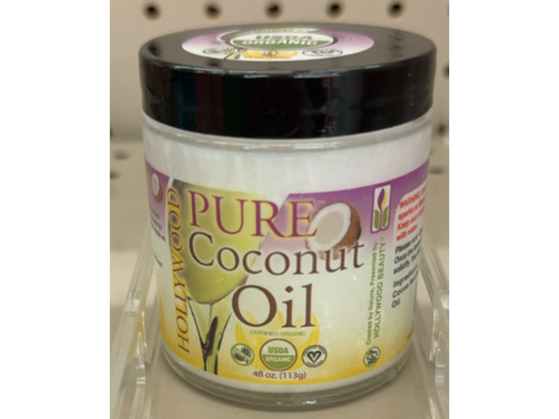 Hollywood Beauty Pure Coconut Oil, 4 fl oz/113 g