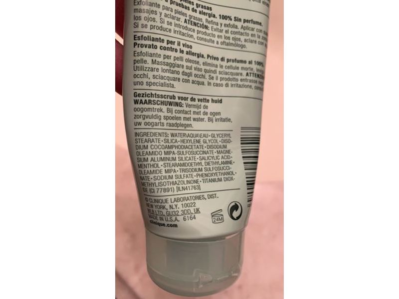 Clinique Exfoliating Scrub, 3.4 fl oz/100 mL