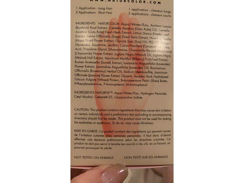 Naturcolor Permanent Herbal Based Haircolor Gel, 5N Light Burdock, 4 fl oz/120 mL