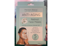 Precision Beauty Anti-Aging Retinol Face Masks, 5 Count - thumbnail 2