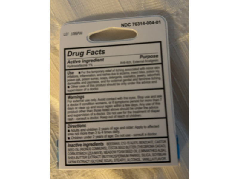 FixMySkin Healing Lip Balm, Vanilla, 0.15 oz/4.25 g