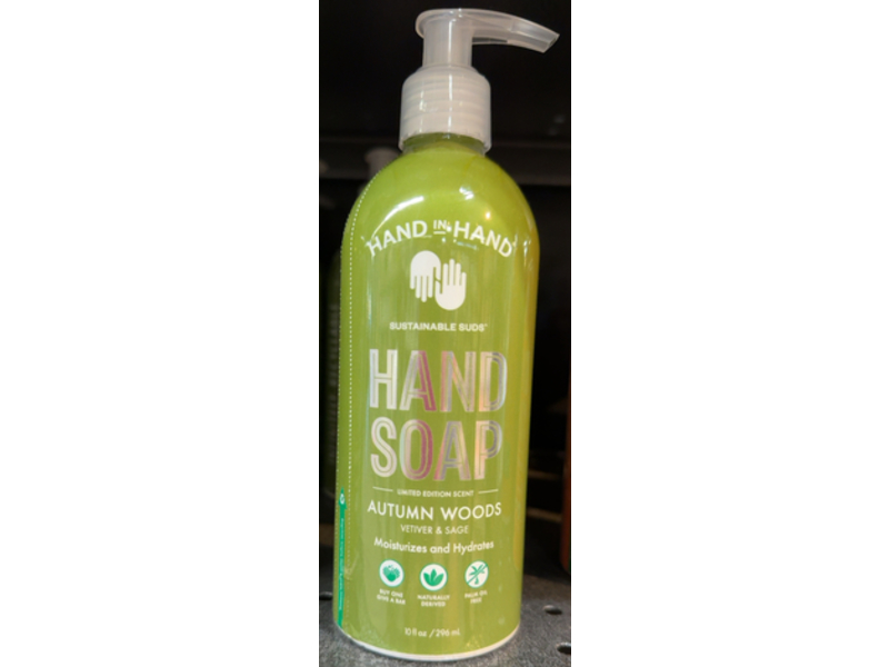 Hand In Hand Autumn Woods Hand Soap, Limited Edition Scent, 10 fl oz/296 mL