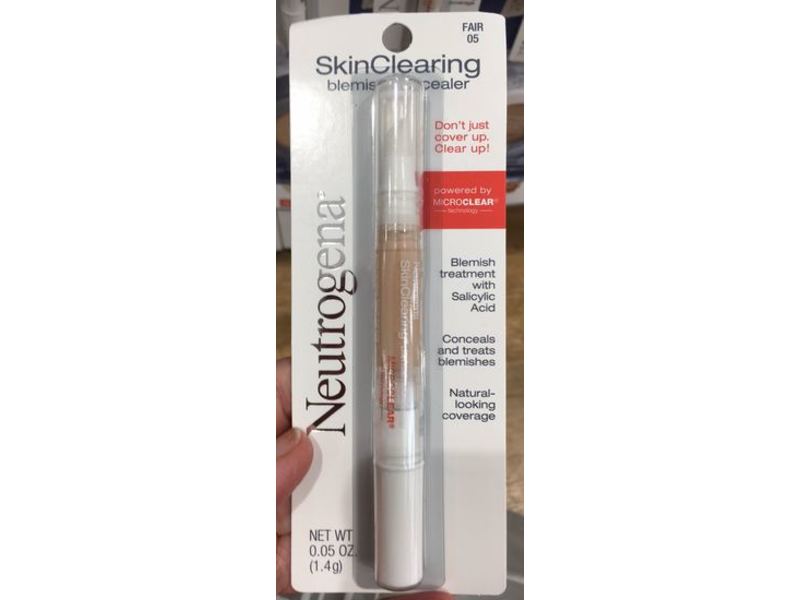 Neutrogena Skin Clearing Blemish Concealer, Fair 05, 0.05 oz/1.4 g