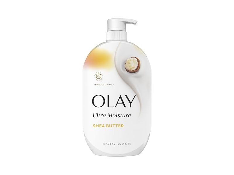 Olay Ultra Moisture Body Wash, Shea Butter, 35 fl oz/1.03 L
