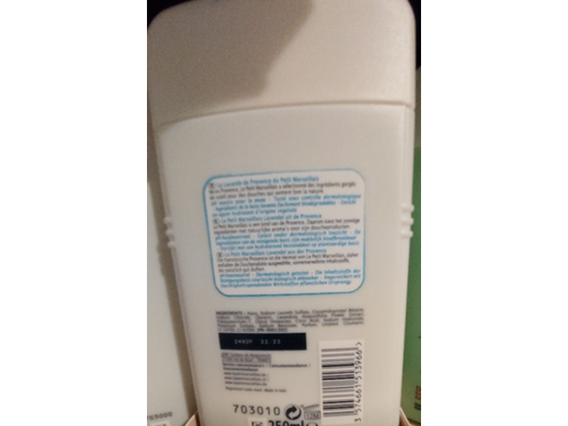 Le Petit Marseillais Shower Gel, Lavande De Provence, 250 mL