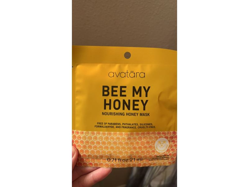 ‎Avatara Bee My Honey Nourishing Honey Mask, 0.71 fl oz/21 mL