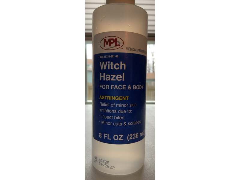 MPL Astringent, Witch Hazel, 8 fl oz/236 mL