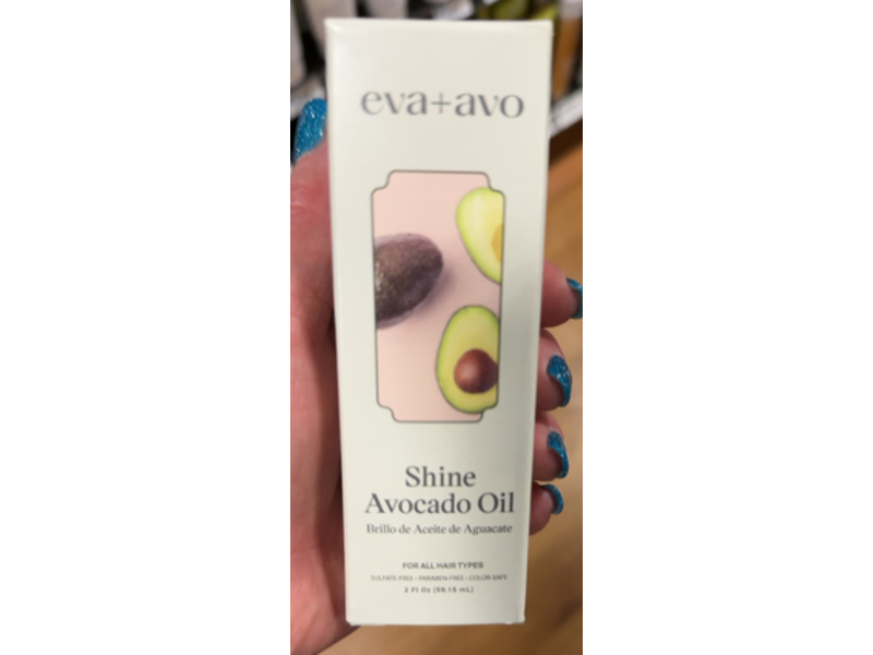 Eva + Avo Shine Avocado Oil, 2 fl oz/59.15 mL