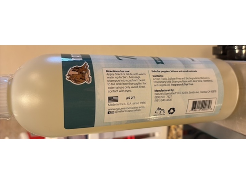 Nature's Specialties Truly Hypo Allergenic Shampoo, 16 fl oz/473 mL