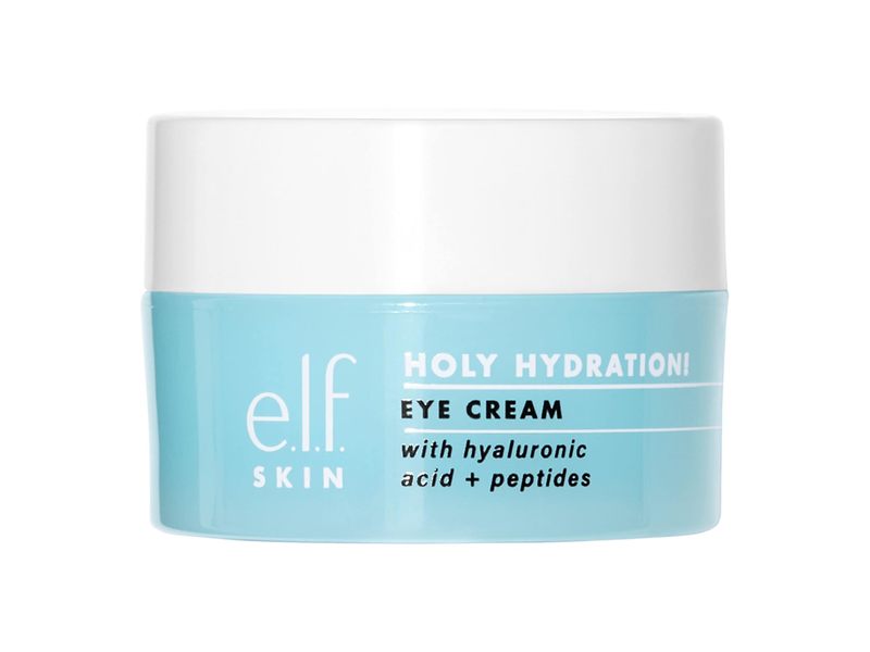 e.l.f. Cosmetics Holy Hydration Eye Cream, Hyaluronic Acid + Peptides, 0.53 oz/15 g