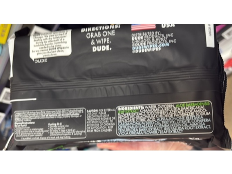 Dude Wipes Flushable Wipes, Fragrance Free, 48 Count