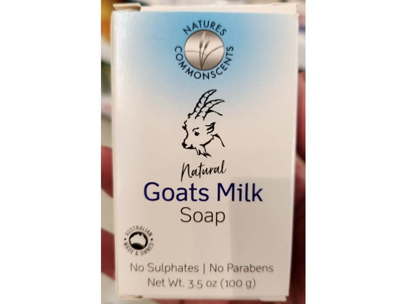 Natures Commonscents Natural Goats Milk Soap, 3.5 oz/100 g, Pack Of 3