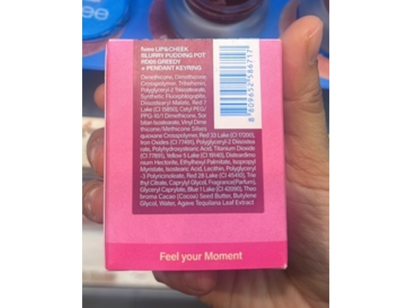 Fwee Pudding Pot Keyring Set, Greedy, 0.17 oz