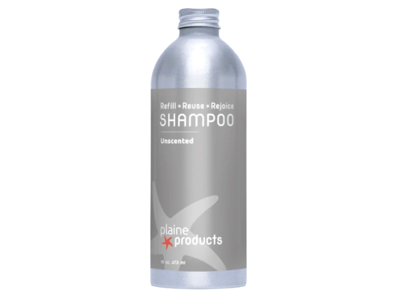 Plaine Products Shampoo, Unscented, 16 oz/473 mL