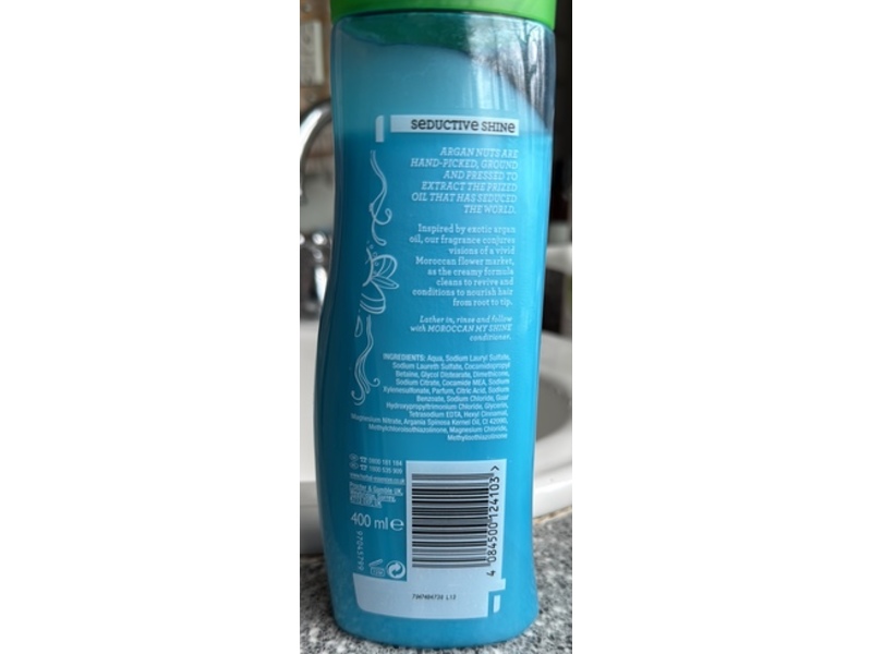 Herbal Essences Nourishing Shampoo, Moroccan My Shine, 400 mL