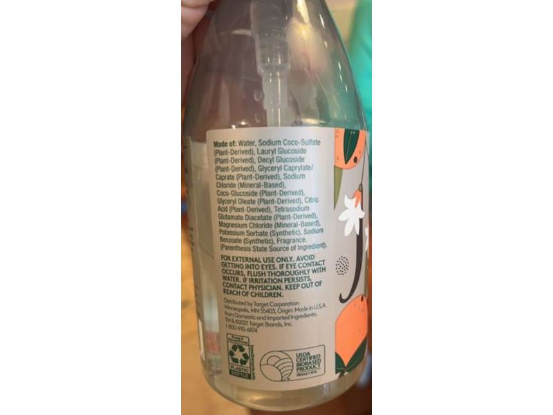 Ever Spring Liquid Hand Soap, Vanilla & Mulled Citrus, 12 fl oz/354.8 mL