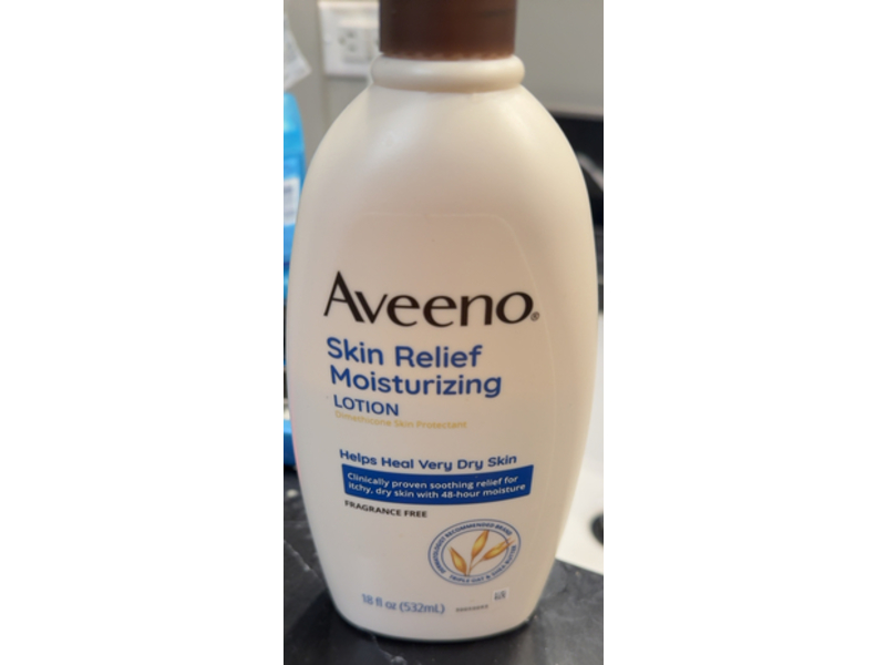 Aveeno Skin Relief Moisturizing Lotion, Triple Oat & Shea Butter, 18 fl oz/532 mL