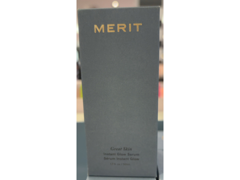 Merit Beauty Great Skin Instant Glow Serum, 1.7 fl oz/50mL