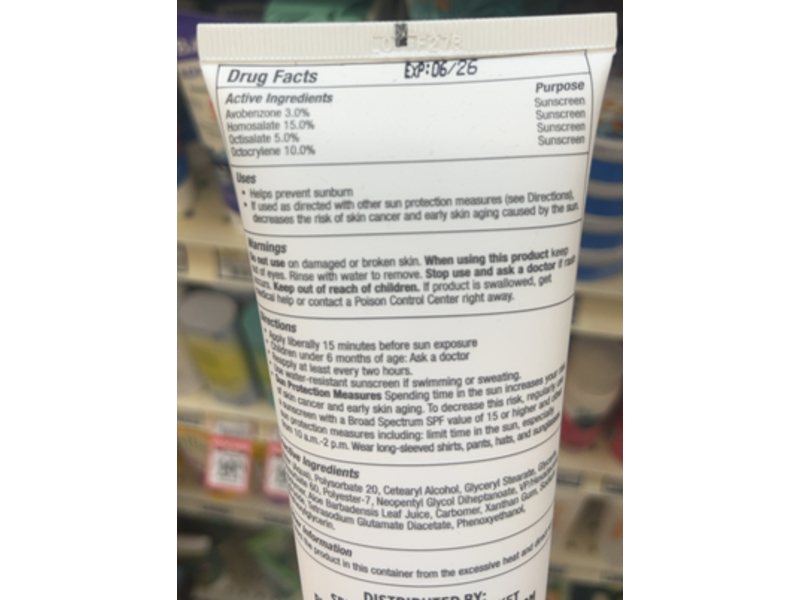 Real Root By Sprouts Moisturizing Sunscreen Lotion, SPF 40, Fragrance Free, 6 oz/170 g