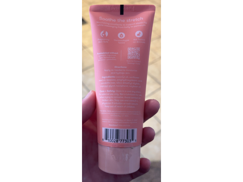 Frida Mom Stretch Prep Balm, Vitamin E, 2.5 oz