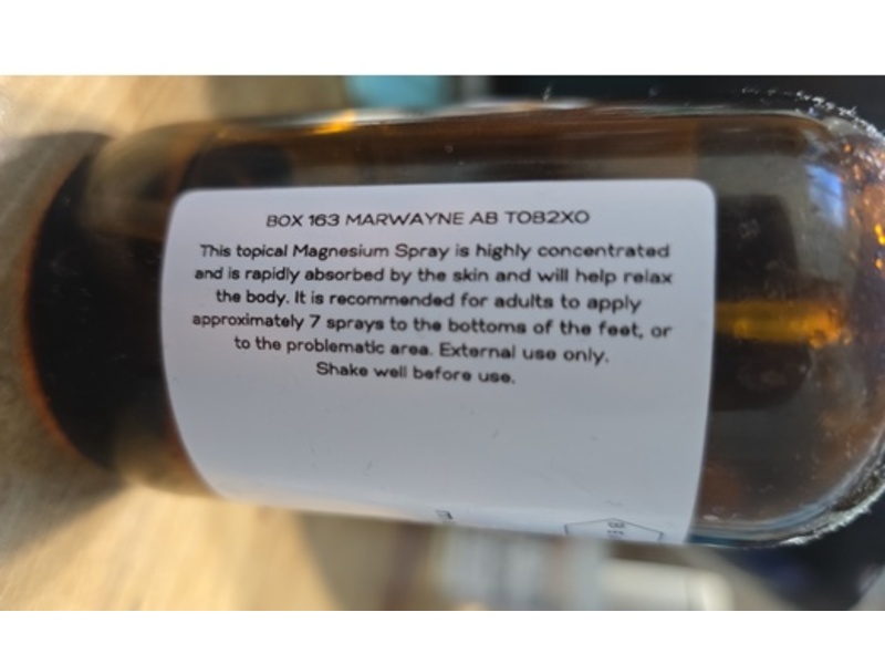 Beauty From Bees Magnesium Oil Spray, 4 fl oz/120 mL