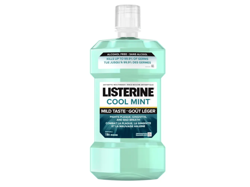 Listerine Antiseptic Mouthwash, Cool Mint, 1 L