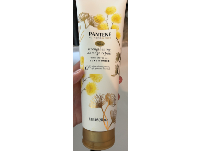 Pantene Pro-V Stregthening Damage Repair Conditioner, Castor Oil, 8 fl oz/237 mL