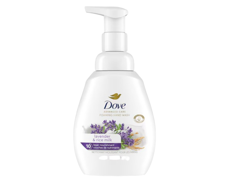 Dove Foaming Hand Wash, Lavender & Rice Milk, 6.8 fl oz/200 mL