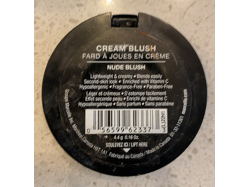 Marcelle Cream Blush, Nude Blush, 0.16 oz/4.4 g