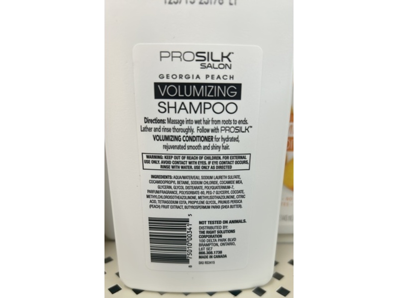 Pro Silk Salon Volumizing Shampoo, Georgia Peach, 15 fl oz/443 mL