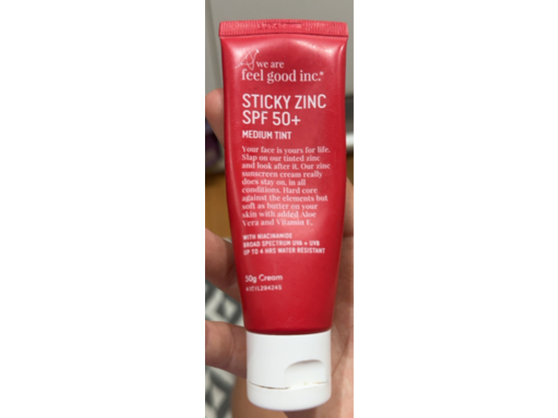 We Are Feel Good Sticky Zinc, SPF50+, Medium Tint, 50 mg