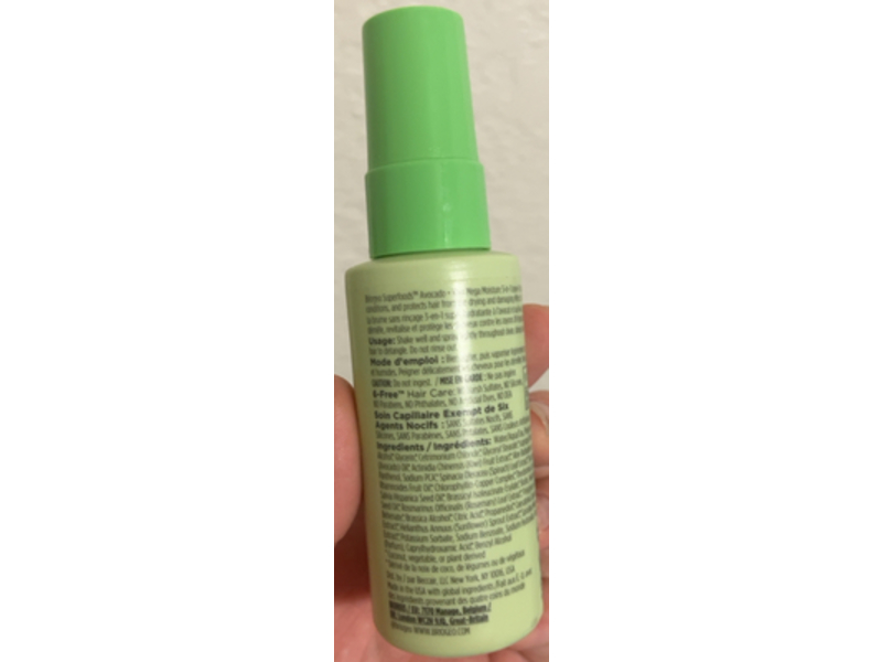 Briogeo Moisture 3-in-1 Leave-In Spray, Avacado + Kiwi Mega, 1.75 fl oz/51 mL