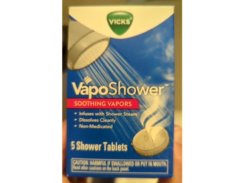 Vicks Vapor Shower Tablets, 5 Count