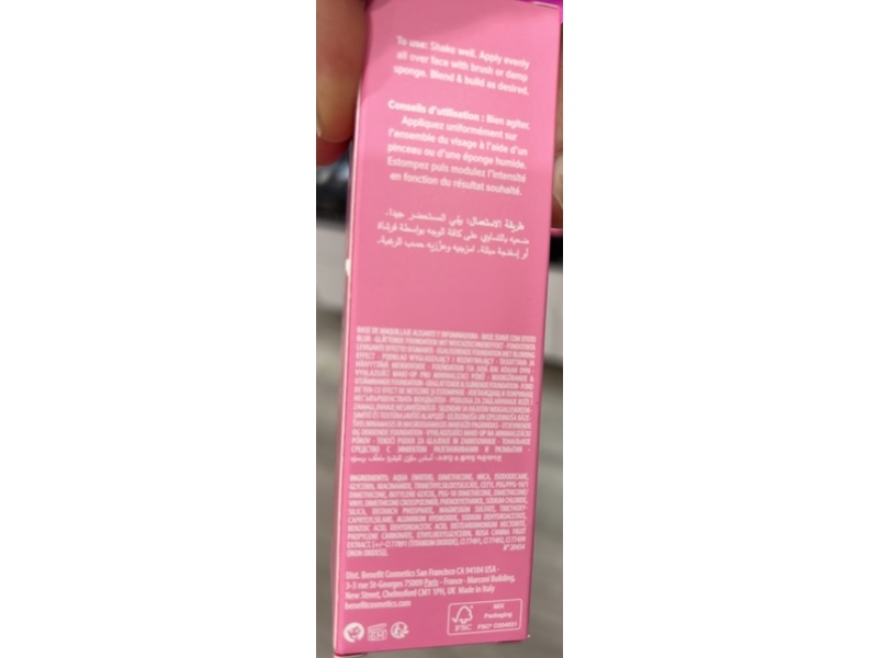 Benefit The Porefessional Smoothing & Blurring Foundation, 12N, 1 fl oz/30 mL