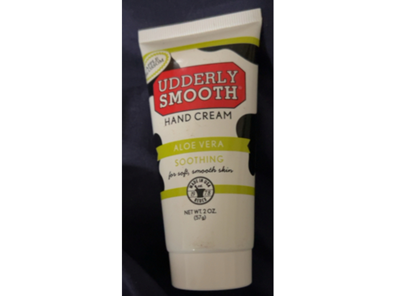 Udderly Smooth Soothing Hand Cream, Aloe Vera, 2 oz/57 g