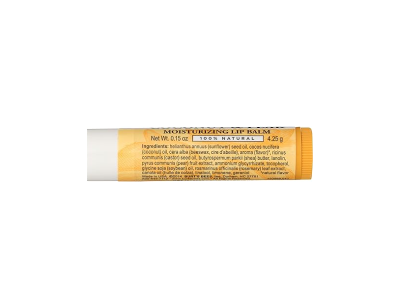Burt's Bees Lip Balm, Coconut & Pear, 0.15 fl oz/4.25 g