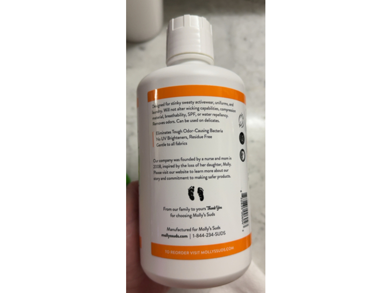 Molly's Suds All Sport Activewear Detergent, 32 Loads, 32 fl oz