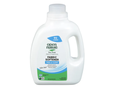 Open Nature Fabric Softener, Free & Clear, 90 Loads, 90 fl oz/2.66 L